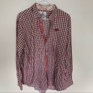 Thomas Dean Collegiate AR Razorbacks Button Down